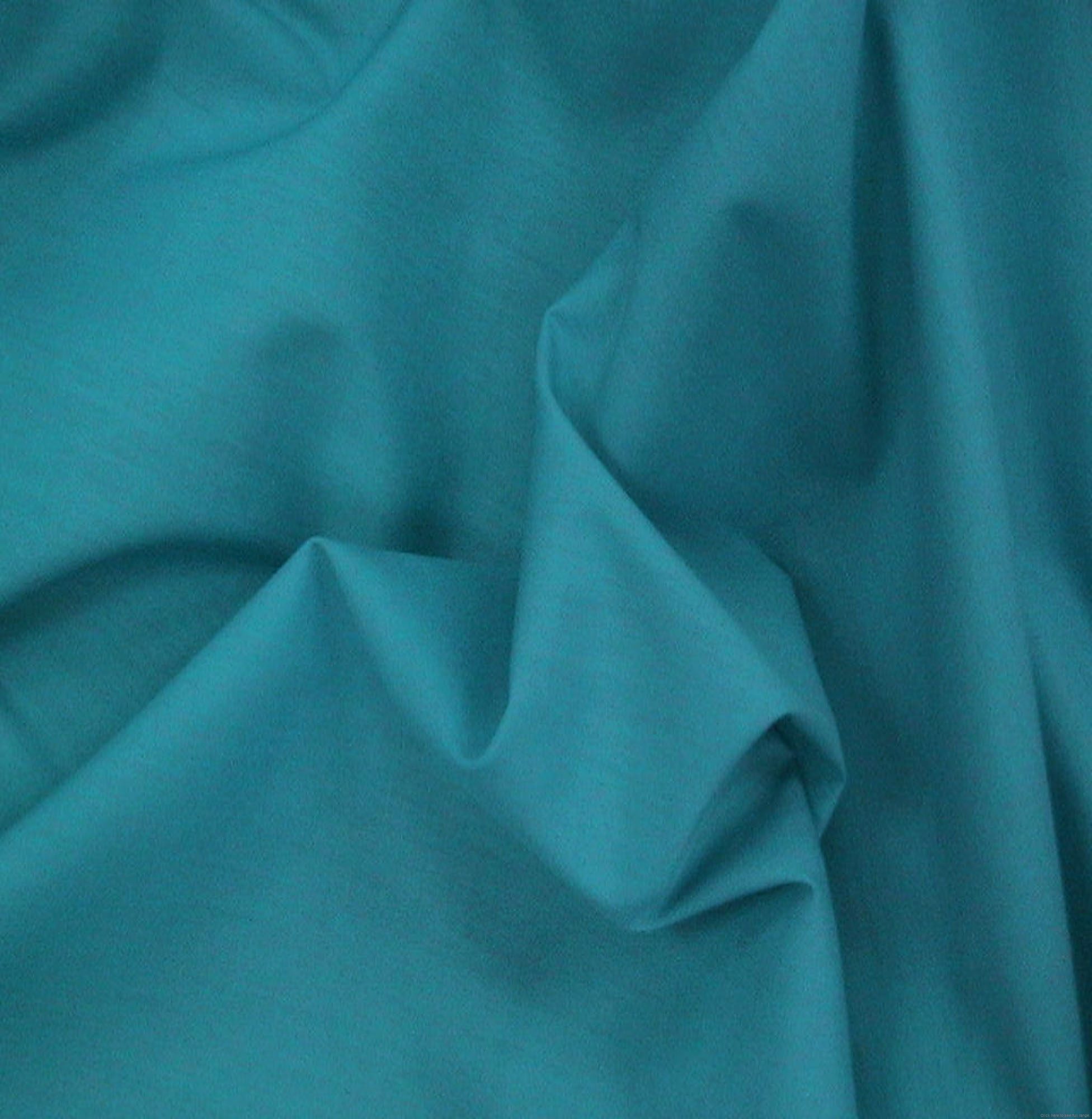 Poly Coton Fabrics :: POLYCOTTON - PLAIN. :: POLYCOTTON PLAIN- Col.18 Turquoise ...