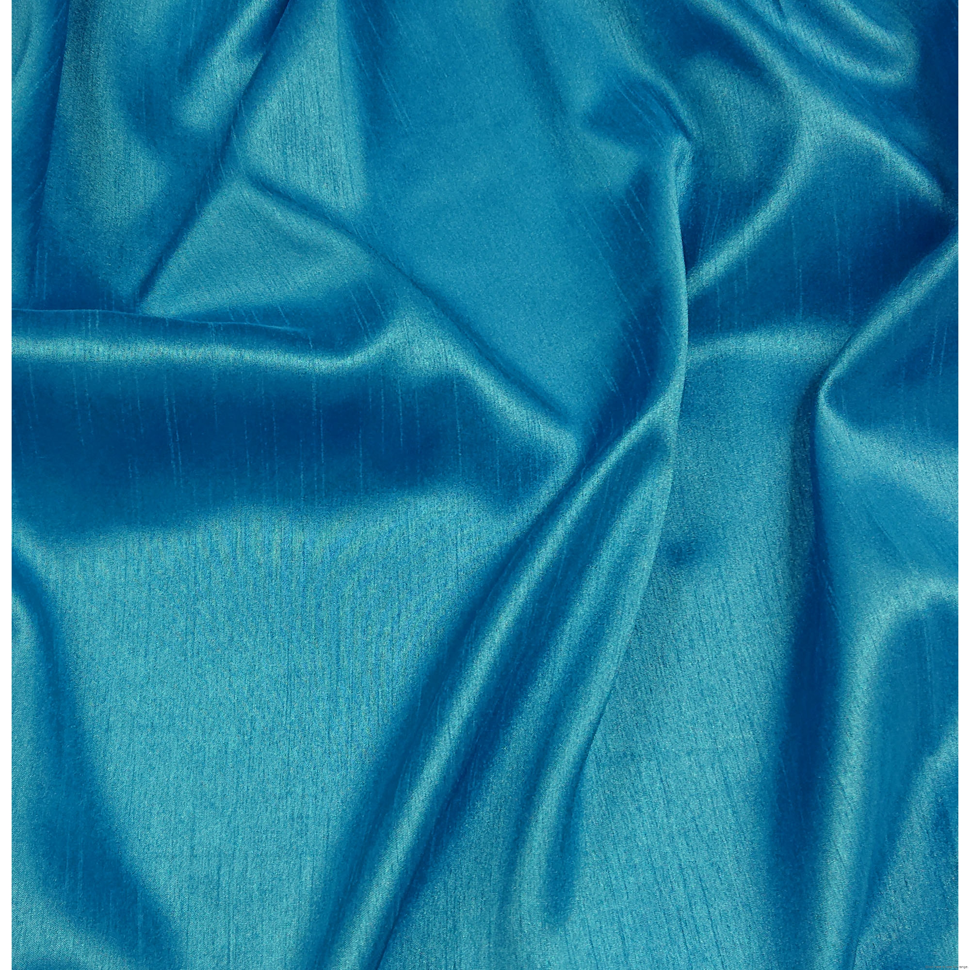 Fabrics :: CLEARANCE LINES. :: Faux Silk: Turquoise. 150 cm wide. Sold by  the mtr.