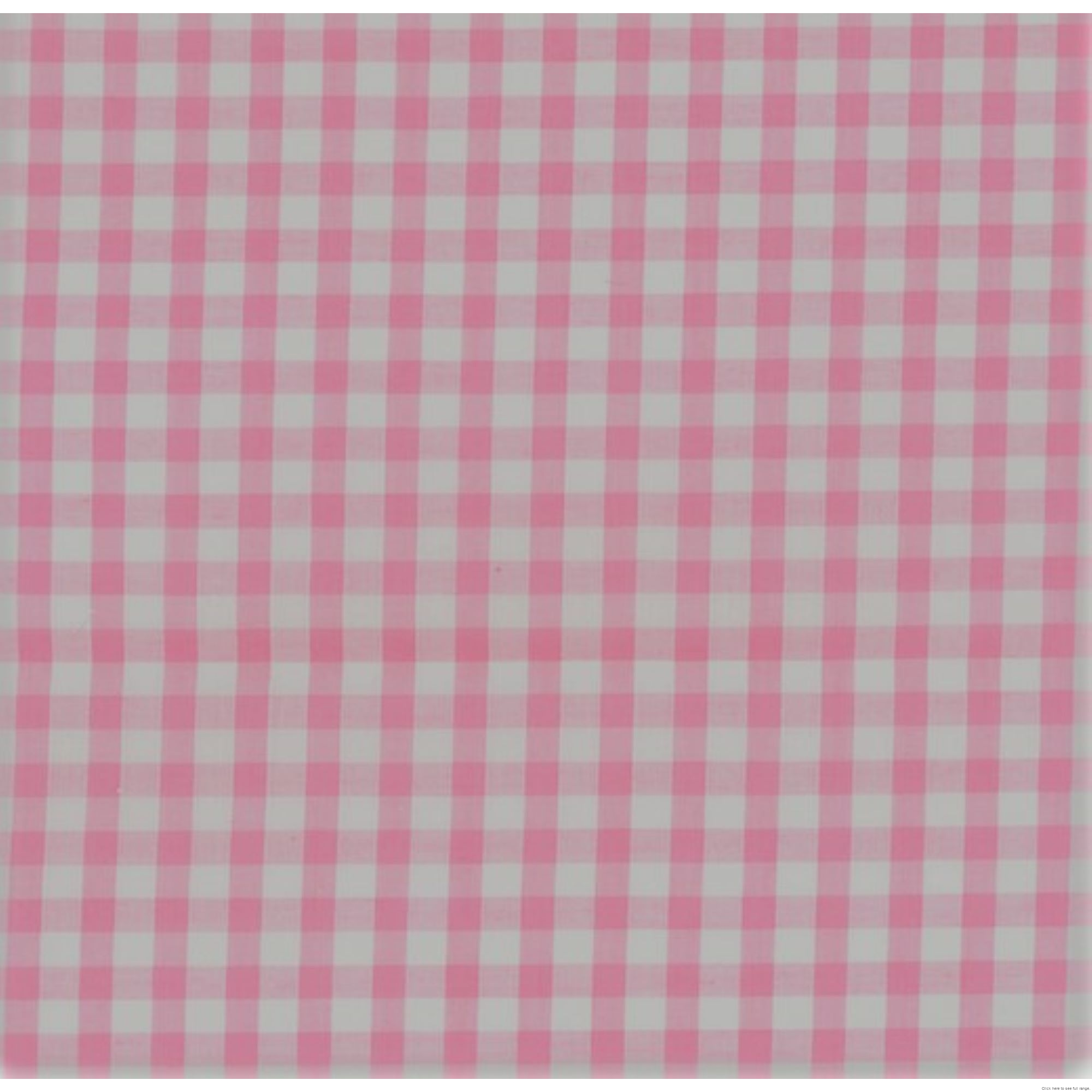 0.5 metre Pink 1/4 inch Gingham 100% Cotton Fabric 112cm wide 